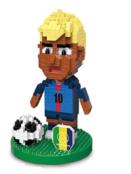 Конструктор Daia 3D из миниблоков Футболист Neymar, 499 элемента DI668-10 конструктор daia 3d из миниблоков футболист salah 593 элемента di668 13