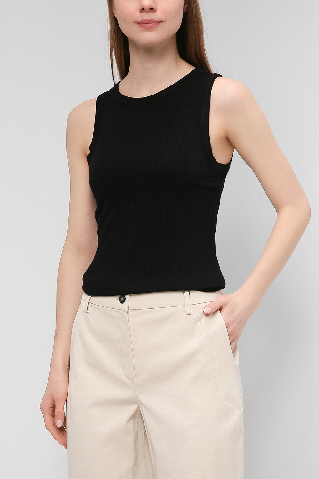 

Топ женский Esprit Casual 992EE1K311 черный S, 992EE1K311