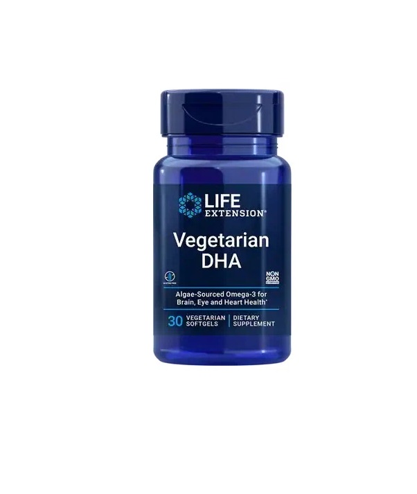 

Life extension Vegetarian DHA, 30 vegetarian softgels, Vegetarian DHA