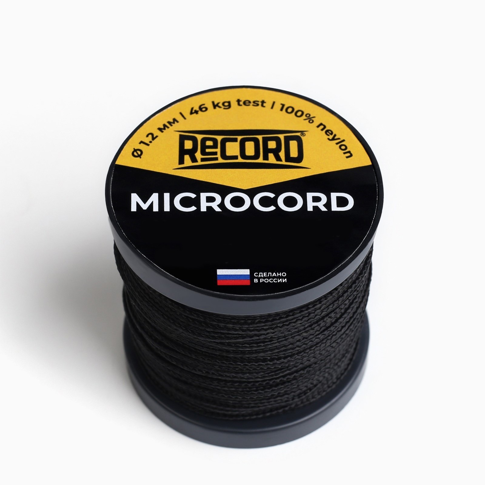 

Микрокорд "Мастер К." нейлон, черный, d - 1.2 мм, 30 м