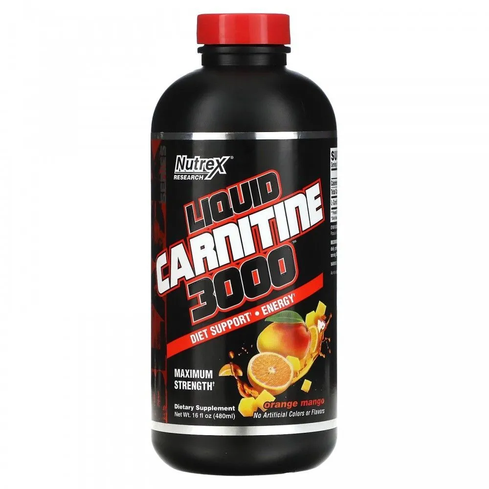 Nutrex Nutrex, Liquid Carnitine 3000, 480мл (Апельсин-манго)