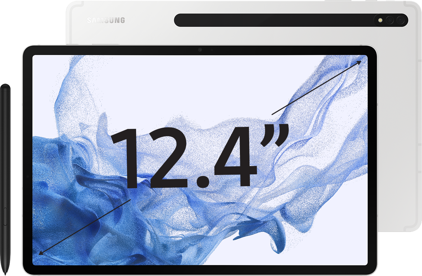 фото Планшет samsung galaxy tab s8+ 256gb wi-fi silver (sm-x800nzsbser)