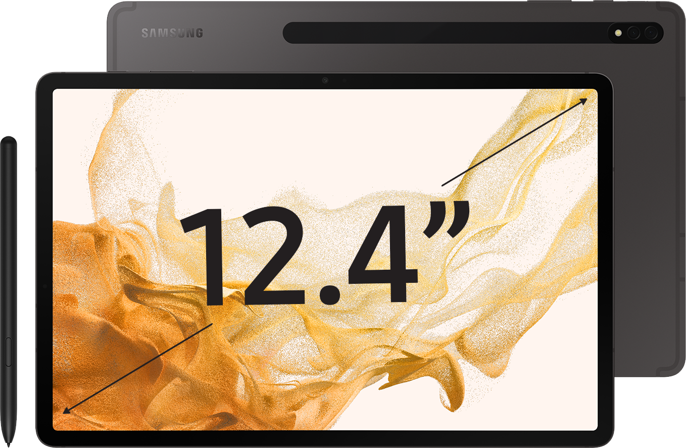 фото Планшет samsung galaxy tab s8+ 256gb wi-fi graphite (sm-x800nzabser)