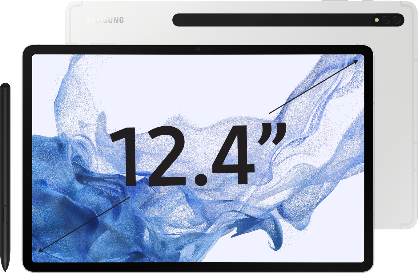 Планшет Samsung Galaxy Tab S8+ 12.4" 2022 8/128GB Silver (SM-X800NZSASER) Wi-Fi