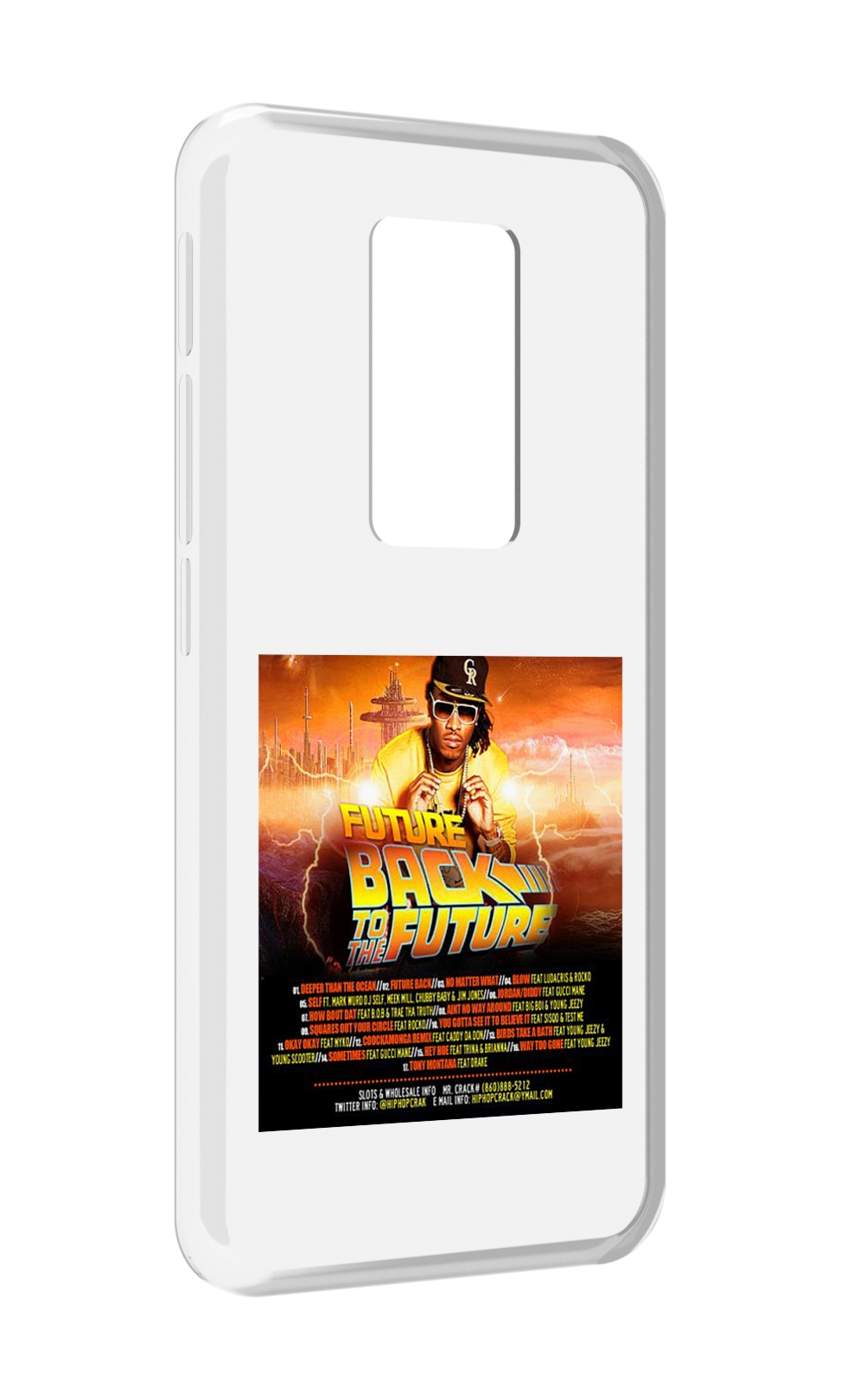 

Чехол MyPads Future - Back To The Future для Motorola Defy 2021, Прозрачный, Tocco