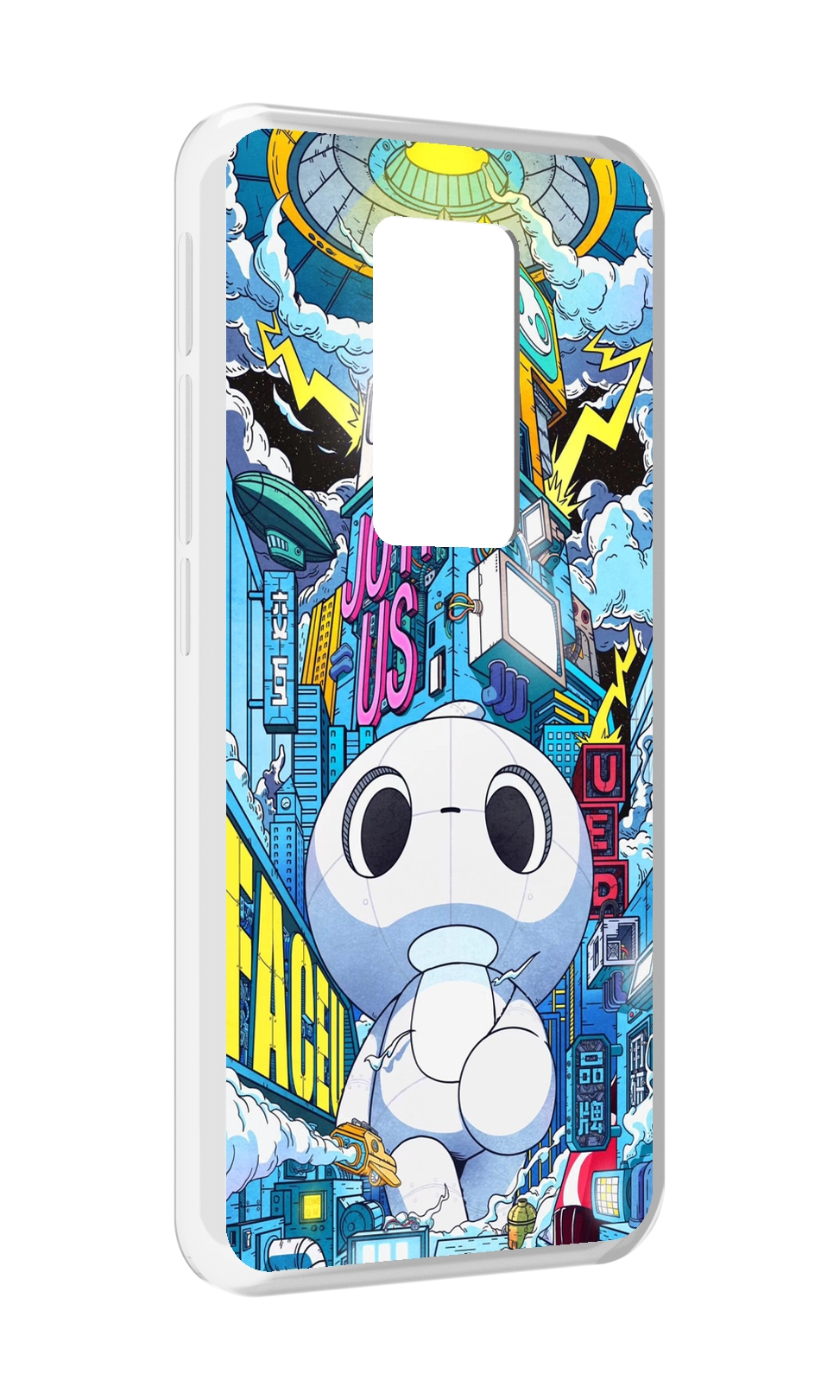 

Чехол задняя-панель-накладка-бампер MyPads FaceU для Motorola Defy 2021 противоударный, Прозрачный, Tocco