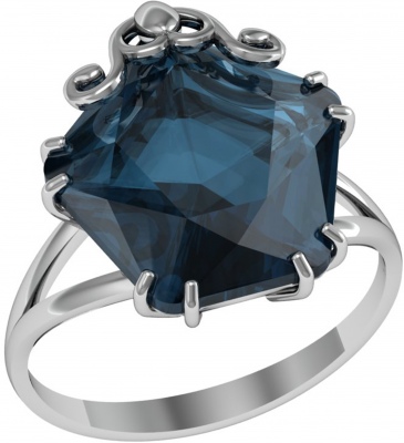 

Кольцо из серебра со стеклом р. 19,5 ПРИВОЛЖСКИЙ ЮВЕЛИР 271875-KV32, 271875-KV32