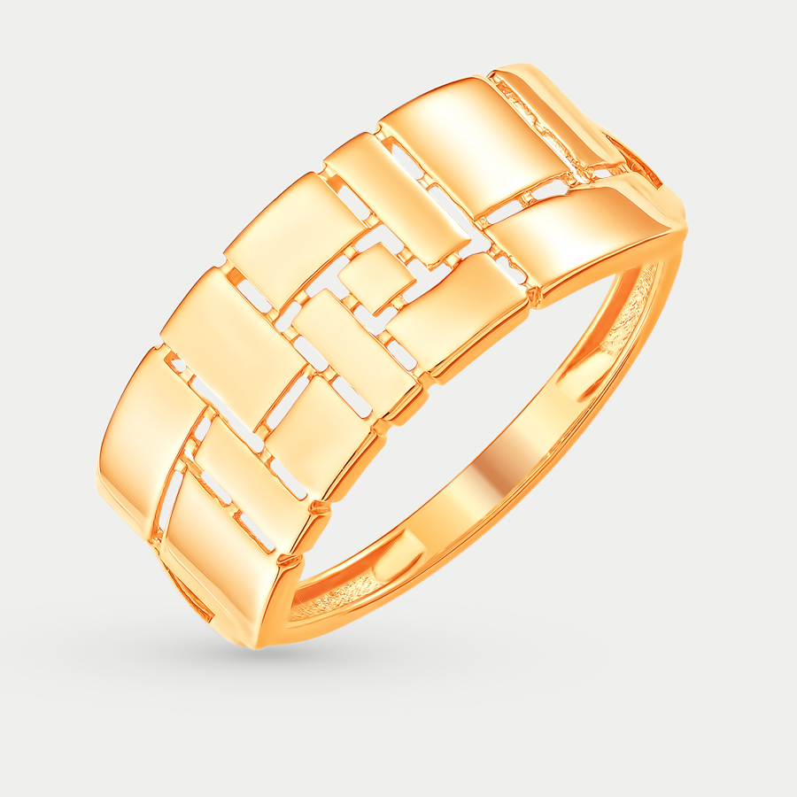 Кольцо из желтого золота р. 18,5 EFREMOV К40017377