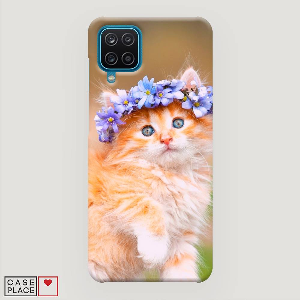 

Пластиковый чехол "Рыжий кот в венке" на Samsung Galaxy M12, 2102620-1