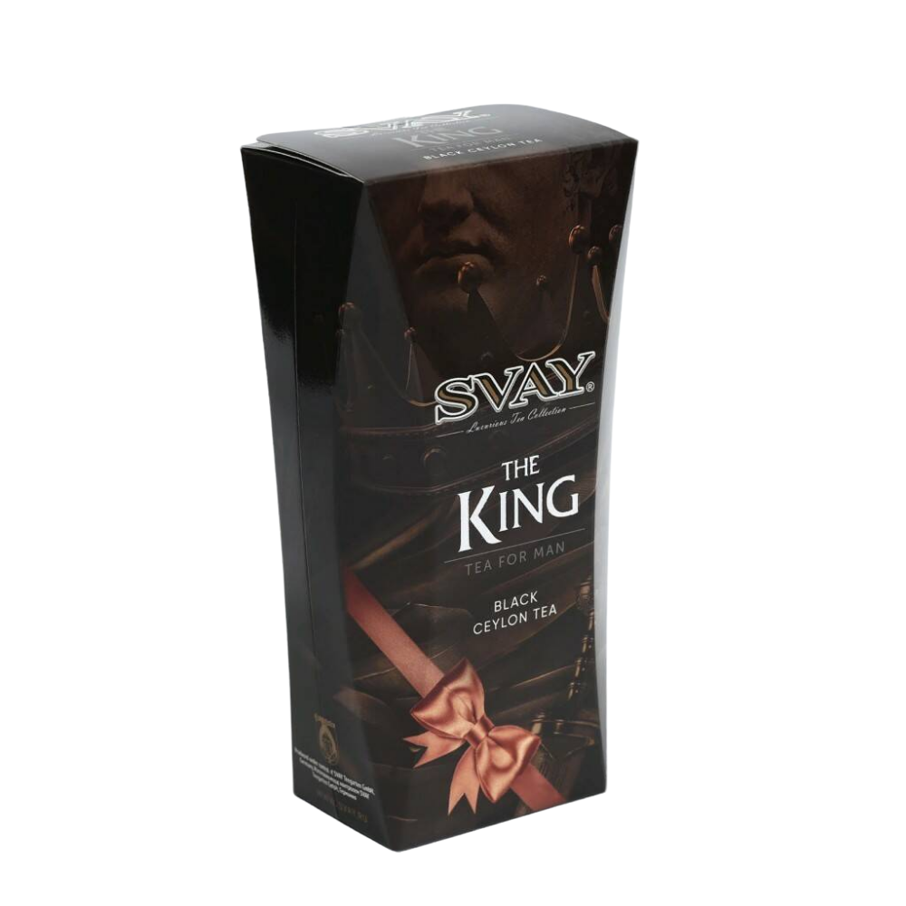 Чай чёрный SVAY The King, Tea for men, пирамидки, 60 г