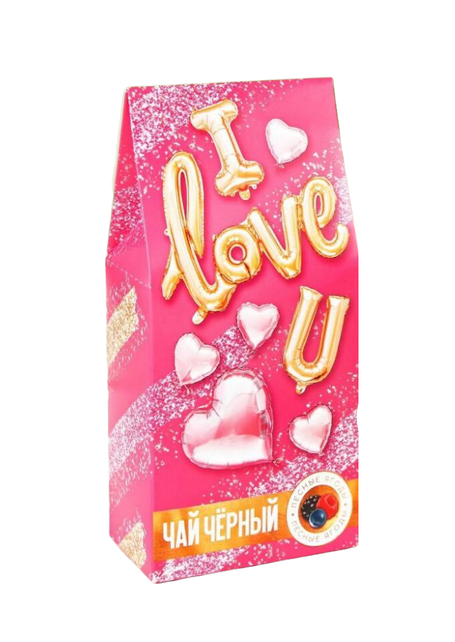 

Чай чёрный I love u, вкус лесные ягоды, 50 г