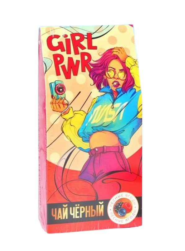 

Чай чёрный Girl Power, со вкусом лесные ягоды, 50 г.
