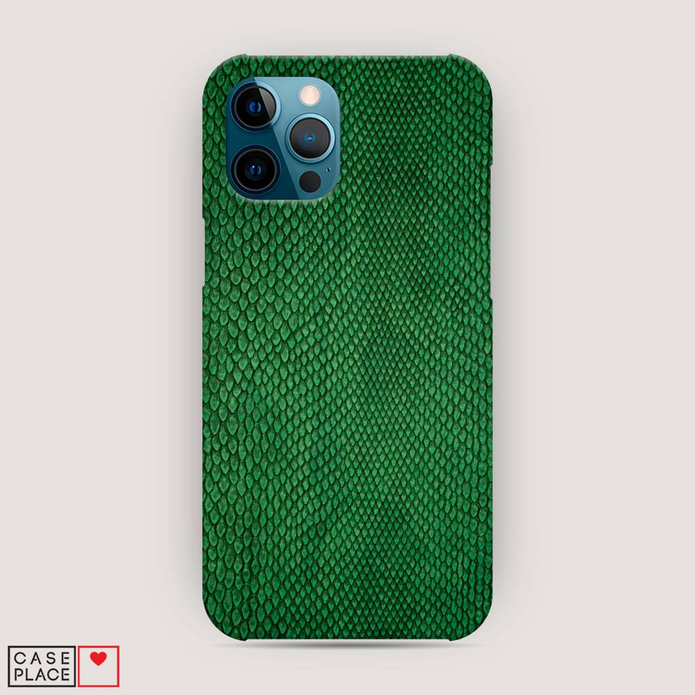 

Пластиковый чехол "Изумрудная змея" на Apple iPhone 12 Pro Max, 12720-2