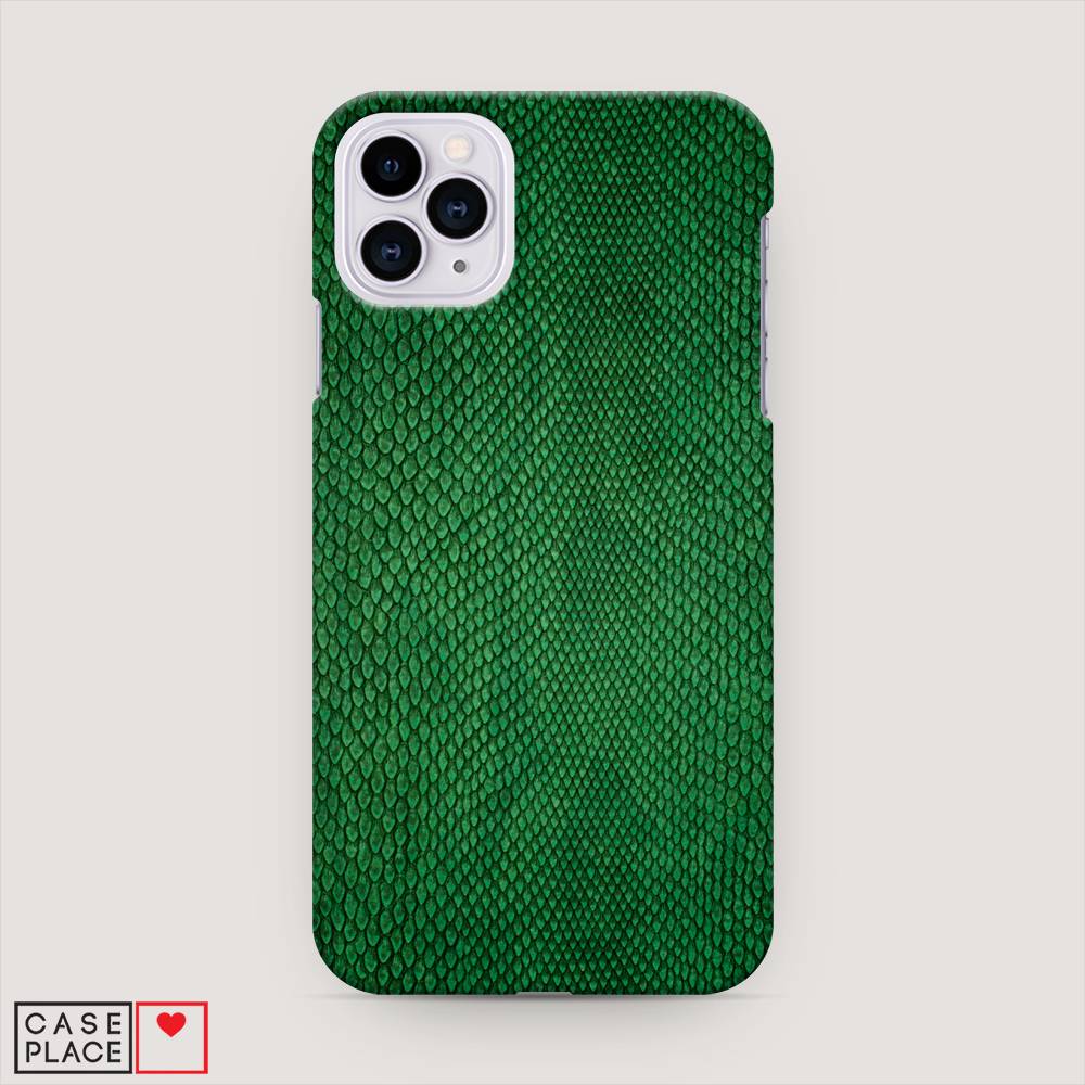 

Пластиковый чехол "Изумрудная змея" на Apple iPhone 11 Pro Max, 12220-2