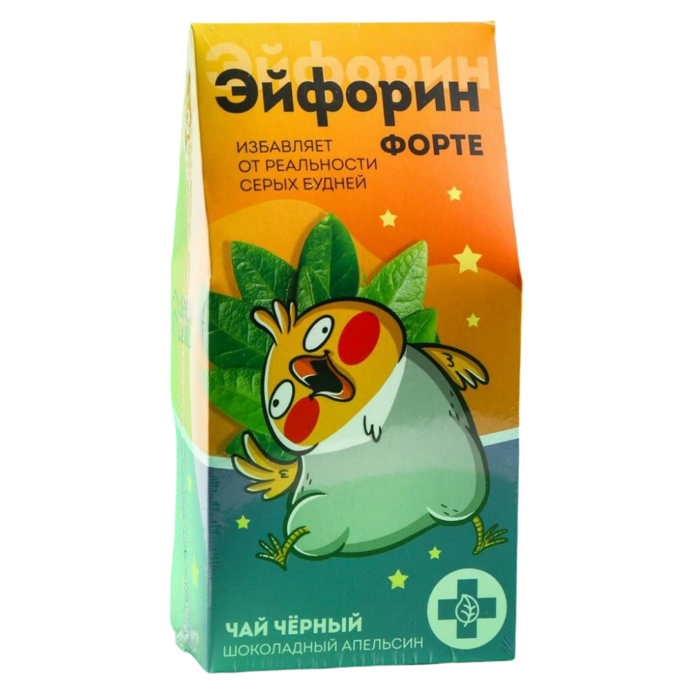 

Чай чёрный Эйфорин форте, вкус: шоколадный апельсин, 50 г