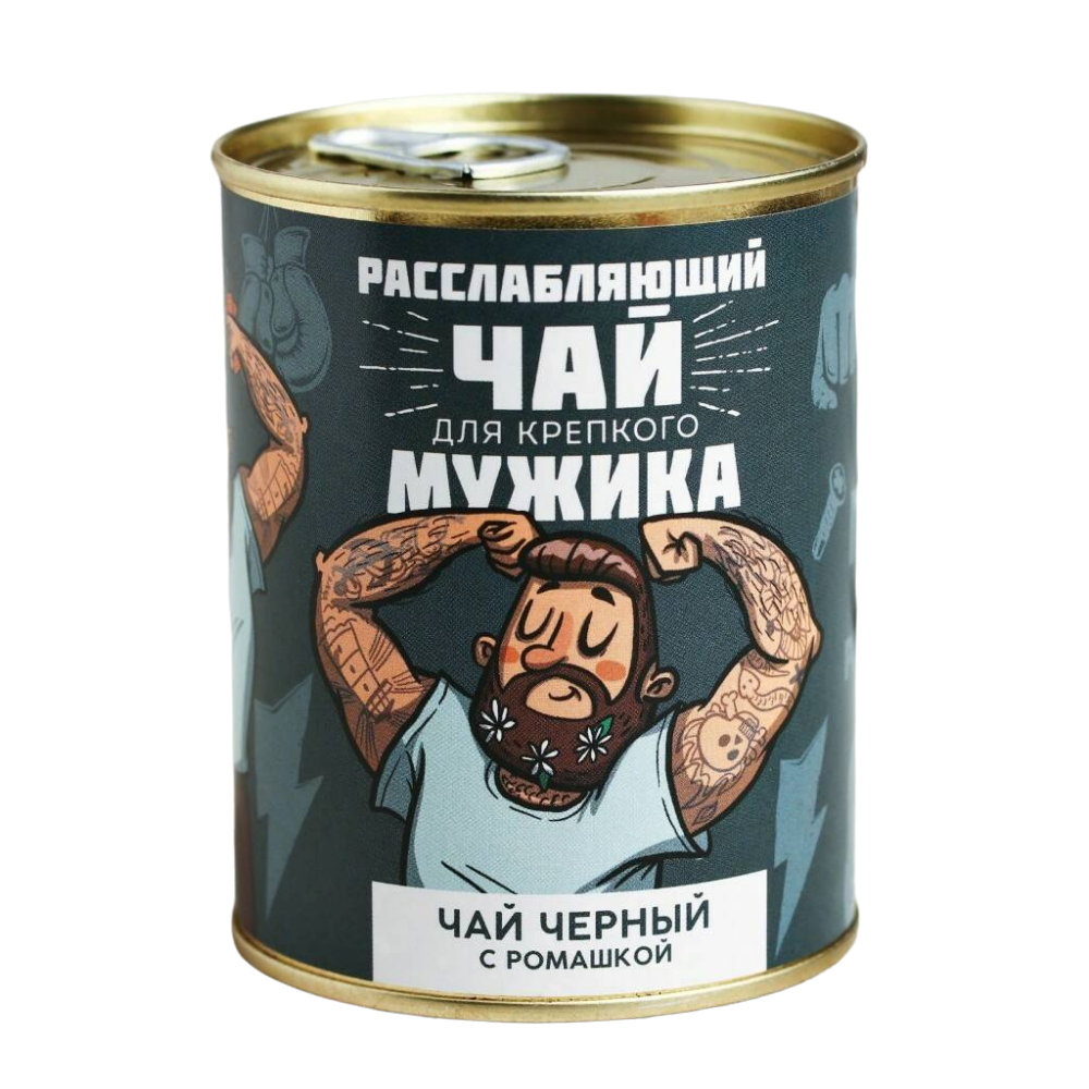 

Чай чёрный Чай мужика: с ромашкой, 60 г