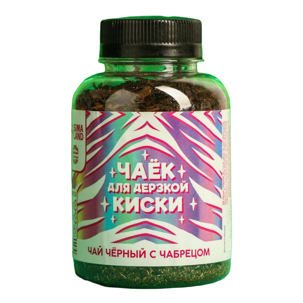 

Чай черный Чаёк для дерзкой киски с чабрецом, 50 г