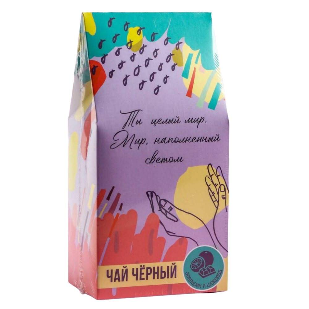 

Чай чёрный «Ты целый мир», вкус: шоколадный апельсин, 50 г