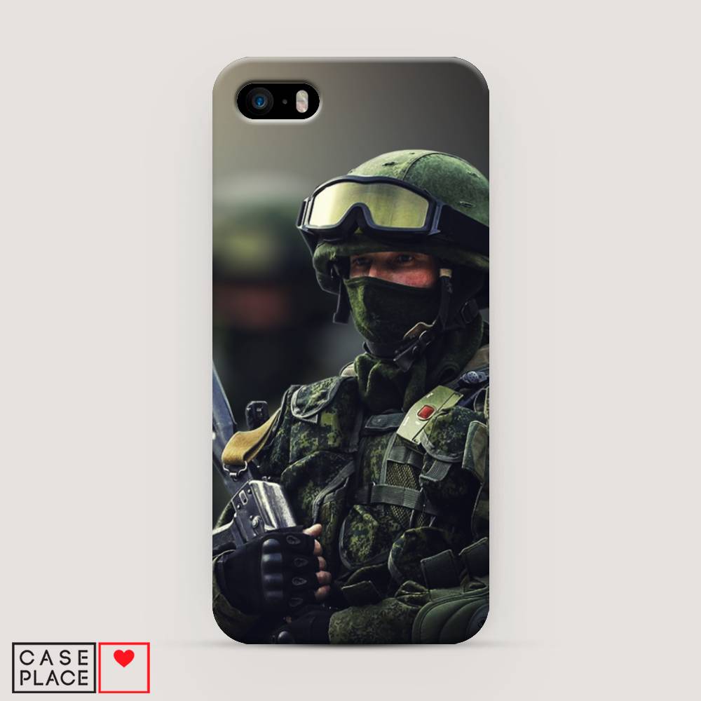

Пластиковый чехол "Солдат" на Apple iPhone 5, 10320-4