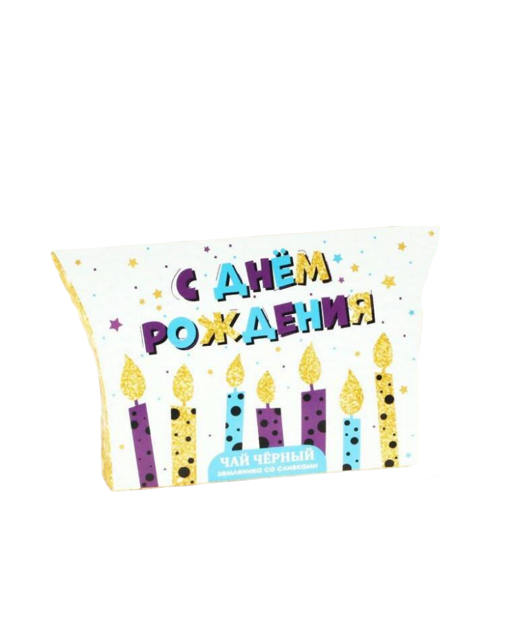 

Чай чёрный С Днём рождения! земляника со сливками 20 г
