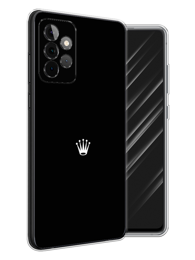 

Чехол Awog на Samsung Galaxy A72 / Самсунг A72 "Белая корона на черном фоне", Разноцветный, 2101950-7