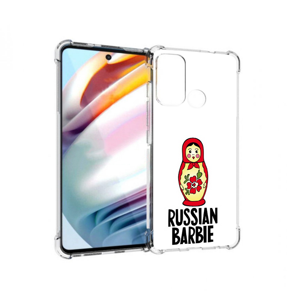 

Чехол MyPads Tocco для Motorola Moto G60 матрешка (PT227068.360.459), Прозрачный, Tocco