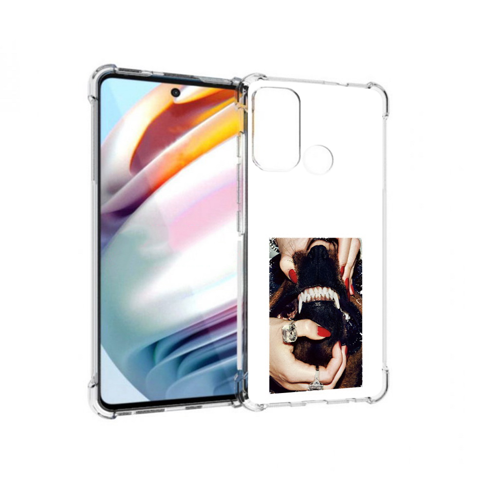 

Чехол MyPads Tocco для Motorola Moto G60 маникюр (PT227068.360.457), Прозрачный, Tocco