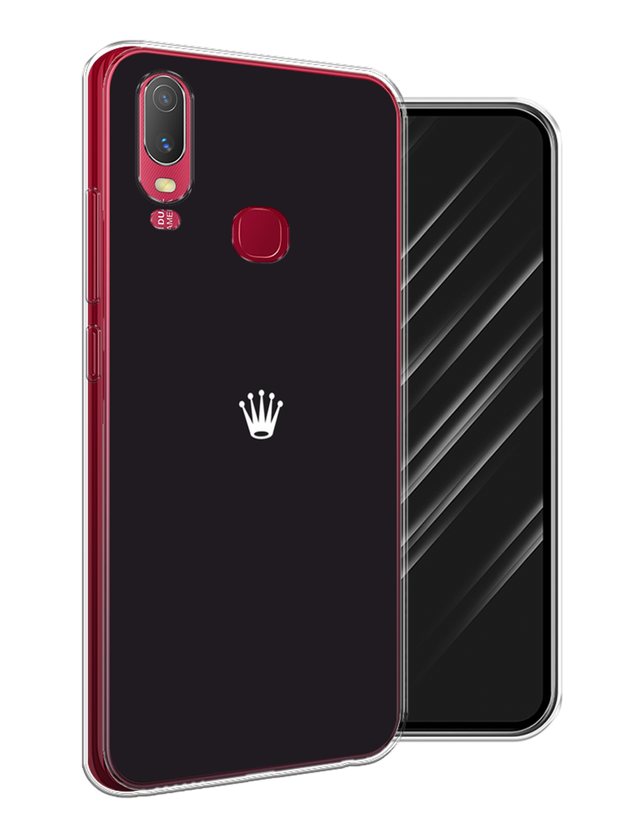 

Чехол Awog на Vivo Y11 "Белая корона на черном фоне", Разноцветный, 261650-7