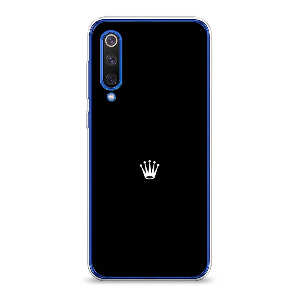 фото Чехол awog "белая корона на черном фоне" для xiaomi mi9 se