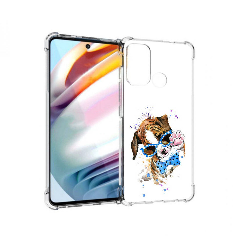 

Чехол MyPads Tocco для Motorola Moto G60 лапочка (PT227068.360.434), Прозрачный, Tocco