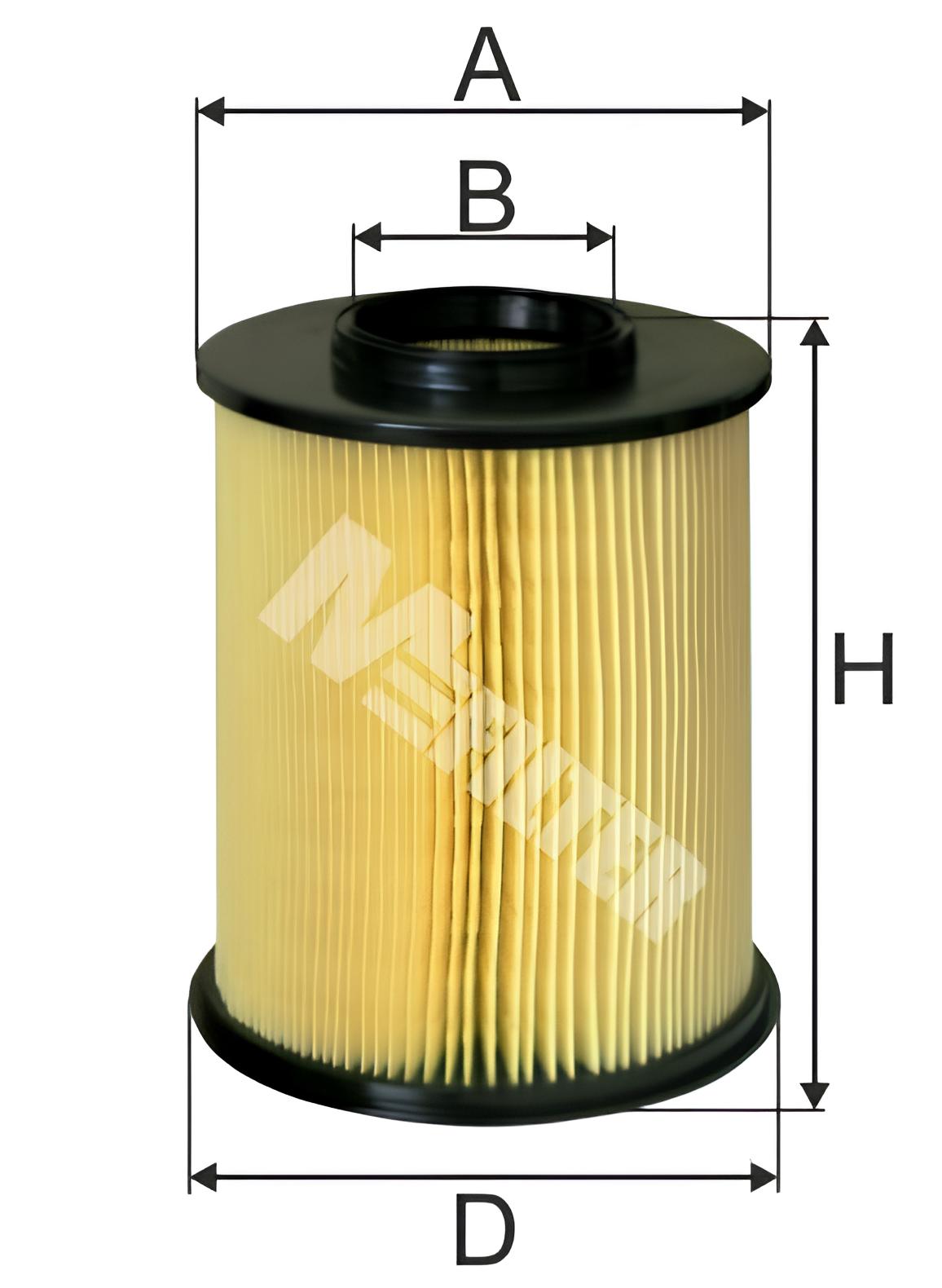 

Фильтр воздушный MFILTER A 845
