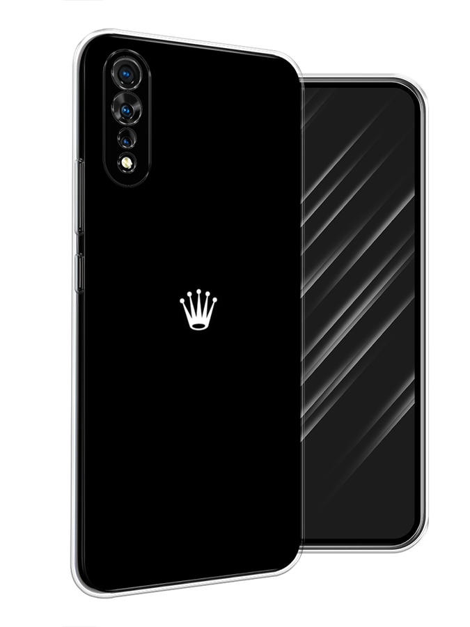 

Чехол Awog на Vivo iQOO Neo "Белая корона на черном фоне", Разноцветный, 261250-7