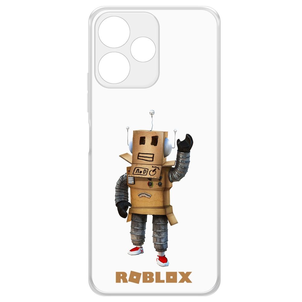 Чехол-накладка Krutoff Clear Case Roblox-Мистер Робот для Xiaomi Poco M6 Pro 5G 600015208168 прозрачный