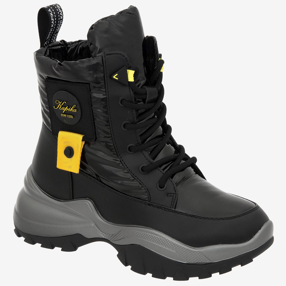 

Дутики детские Kapika 1331д цв.черный р.37,5 RU, 1331д