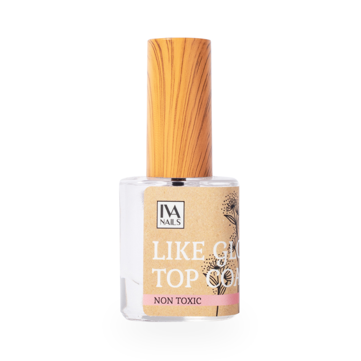 

Топ-покрытие с гель-эффектом Iva Nails, Like Gloss Top Coat, 10 мл