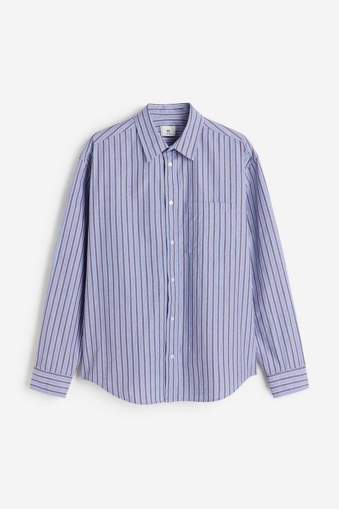 

Рубашка мужская H&M 1198332 голубая XL, Голубой, 1198332