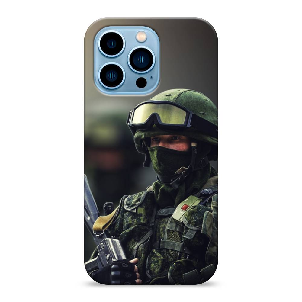 

Пластиковый чехол "Солдат" на Apple iPhone 13 Pro, 14320-4