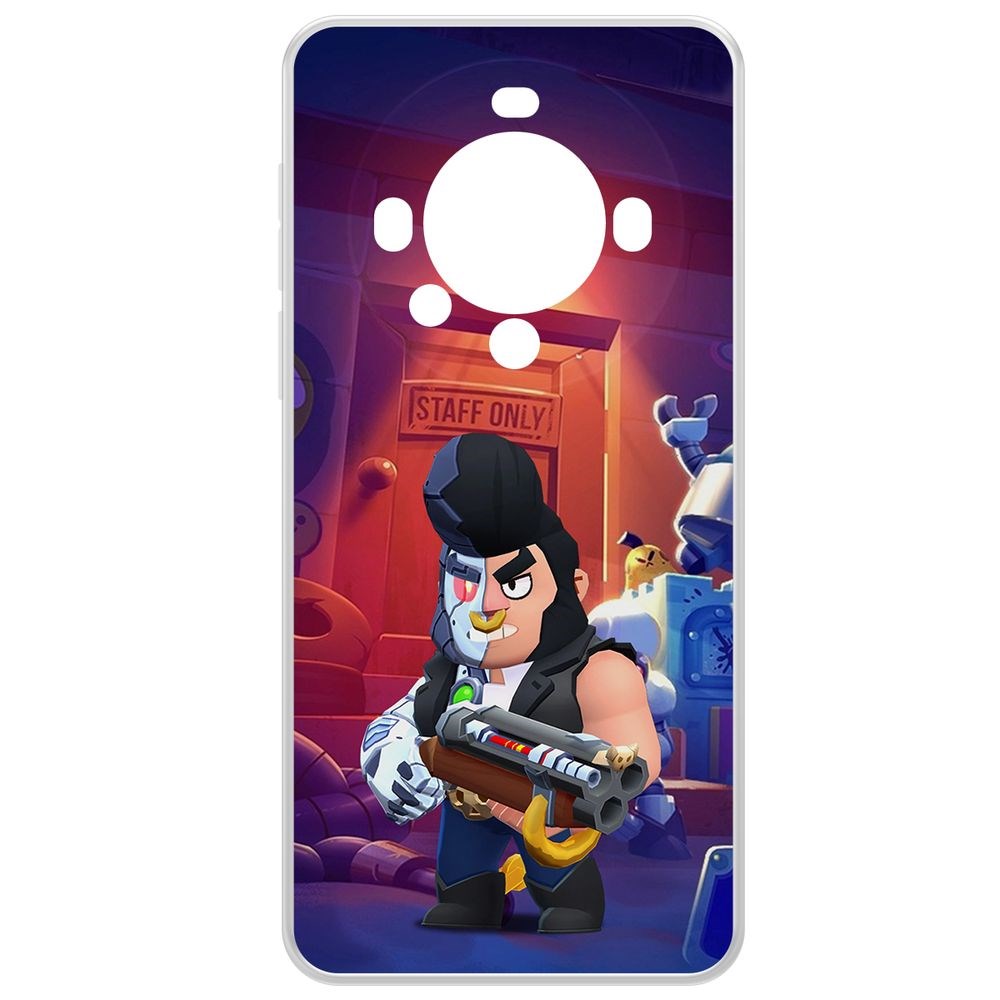 

Чехол-накладка Krutoff Clear Case Brawl Stars-Б-800 для Huawei Mate 60 Pro, Прозрачный