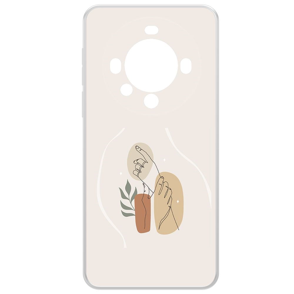 

Чехол-накладка Krutoff Clear Case Тонкость для Huawei Mate 60 Pro, Прозрачный
