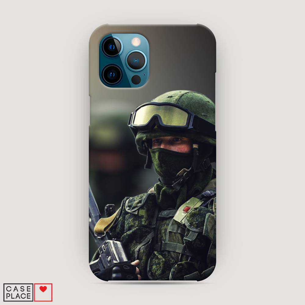 

Пластиковый чехол "Солдат" на Apple iPhone 12 Pro Max, 12720-4