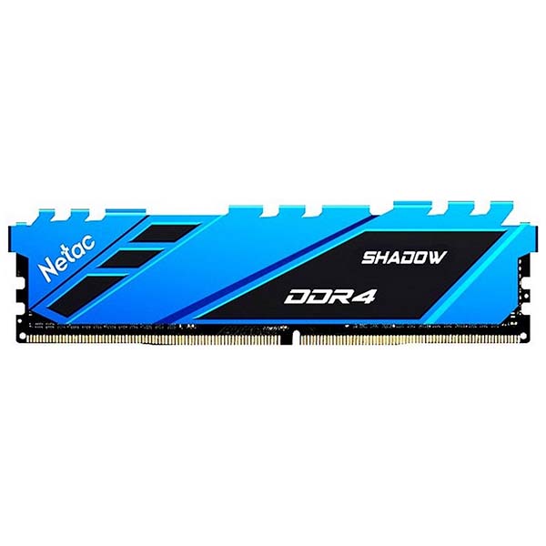 Оперативная память Netac Shadow Blue 8Gb DDR4 3200MHz (NTSDD4P32SP-08B)