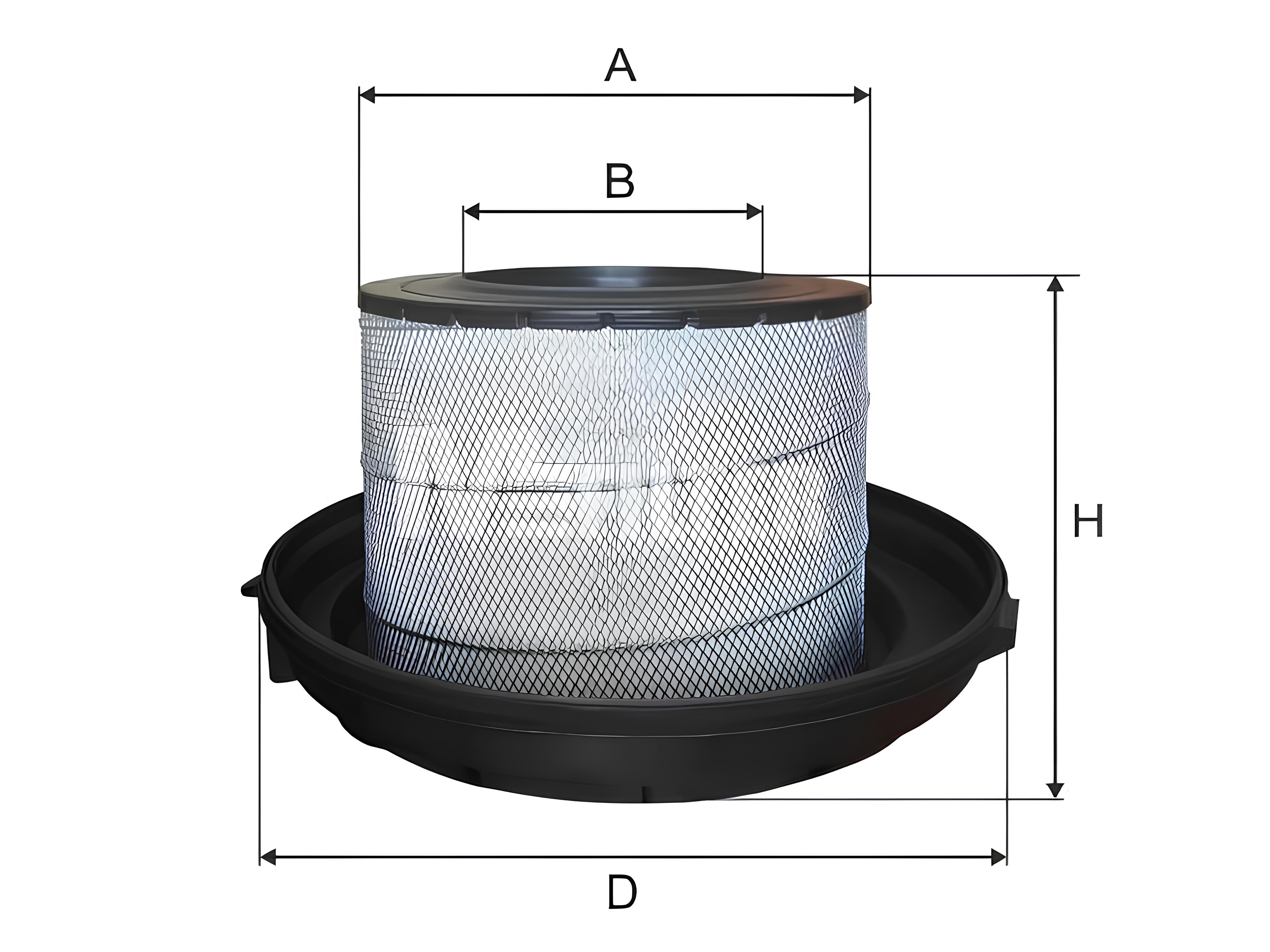 

Фильтр воздушный MFILTER A 595