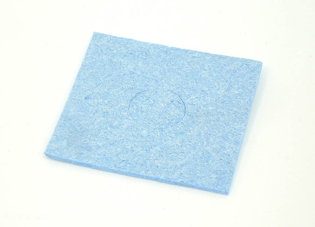 Губка для очистки паяльных жал 60х60 синяя губка для очистки паяльных жал 60х60 синяя