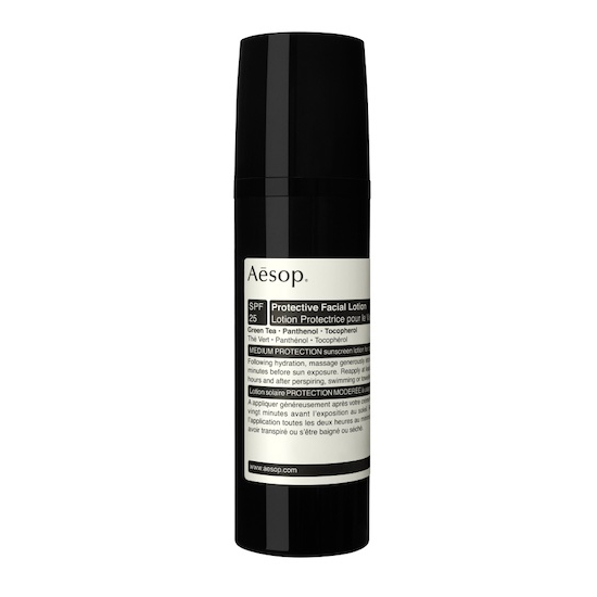 Лосьон для лица Aesop Protective Lotion SPF 25 Зеленый чай витамин В5 витамин Е 50 мл 6981₽