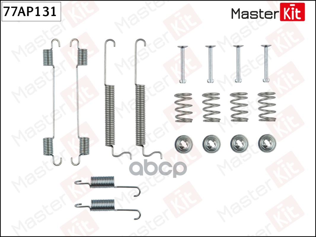 

Комплект установочный барабанных колодок Chevrolet MATIZ (M200, M250) 2005 - MASTERKIT 77A