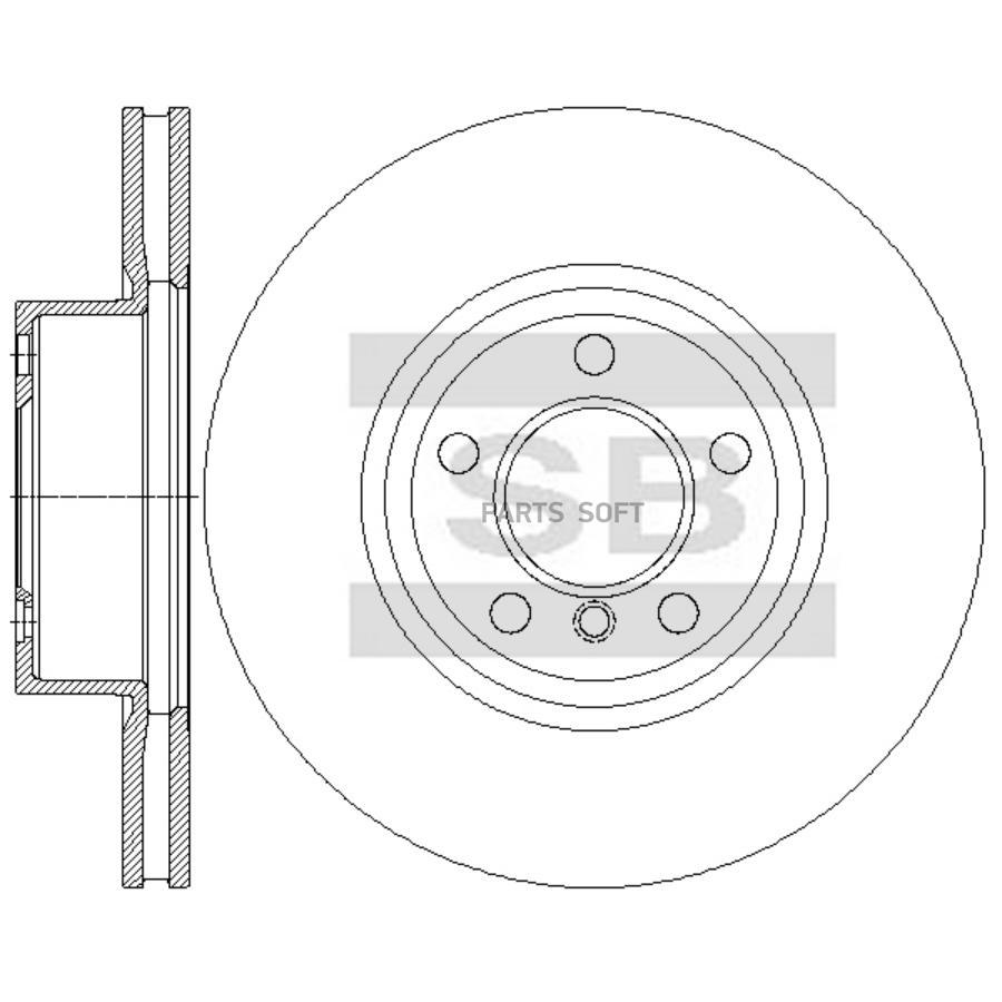 

Диск Тормозной Bmw X3 F25 10- Передний Вент.d 328Мм Sangsin brake арт. SD5226