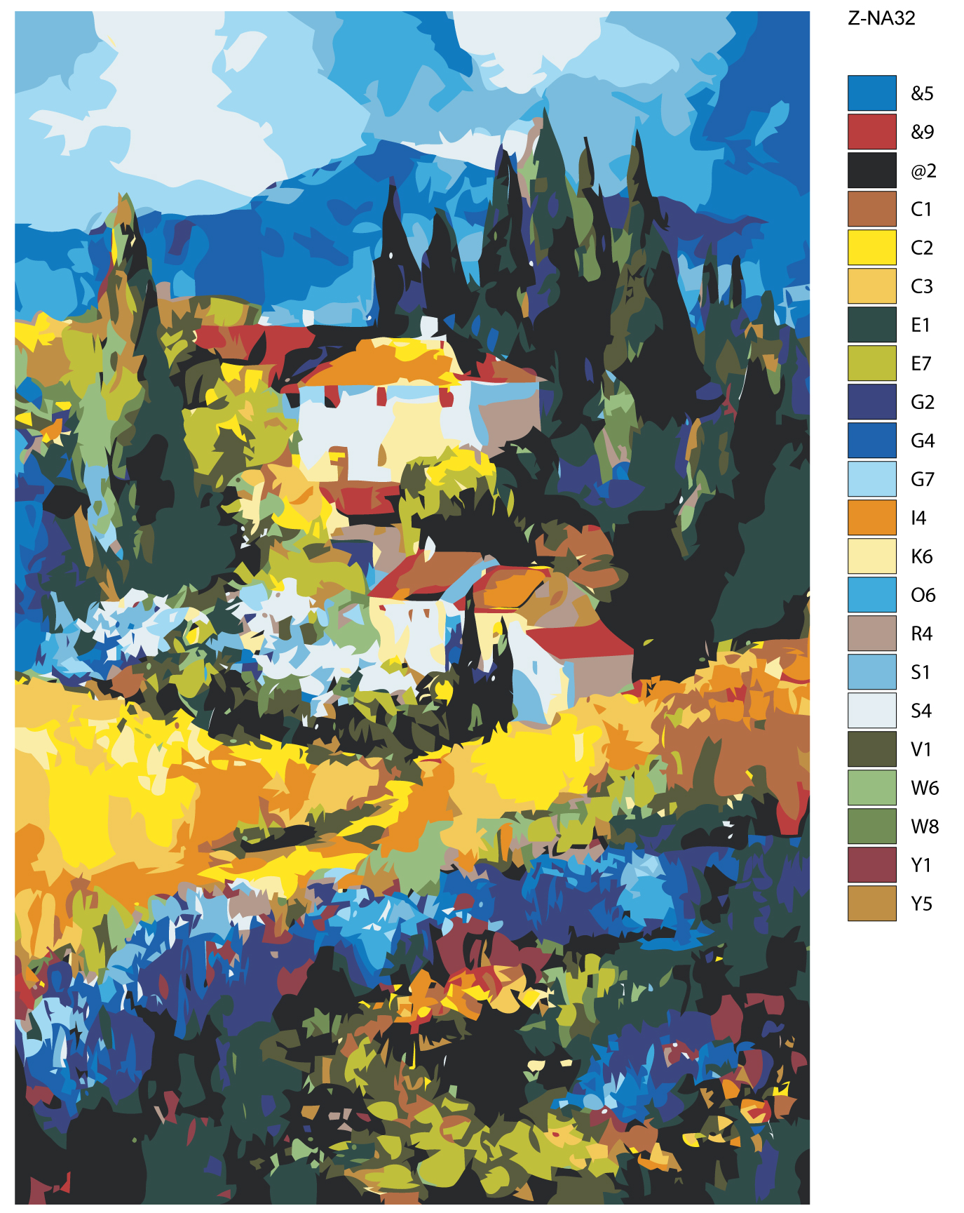 

Картина по номерам, Живопись по номерам, 60 x 90, Z-NA32, Z-NA32
