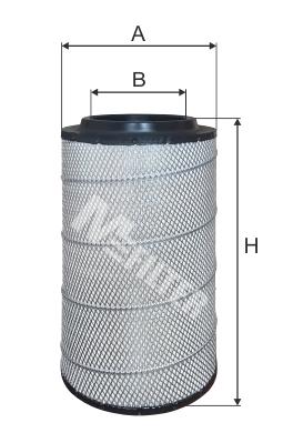 

Фильтр воздушный MFILTER A 563