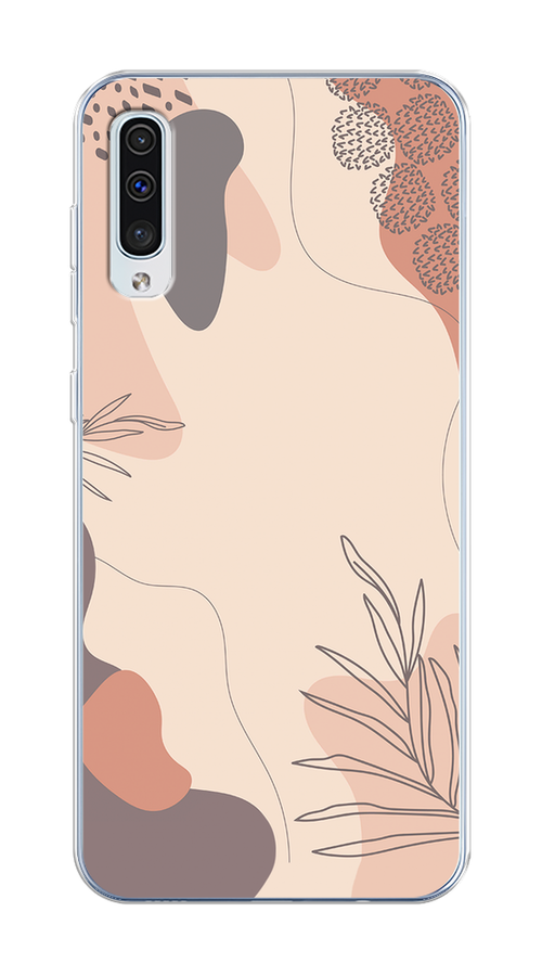 

Чехол на Samsung Galaxy A50/A30S "Нюдовые тона", Коричневый;серый, 27750-4