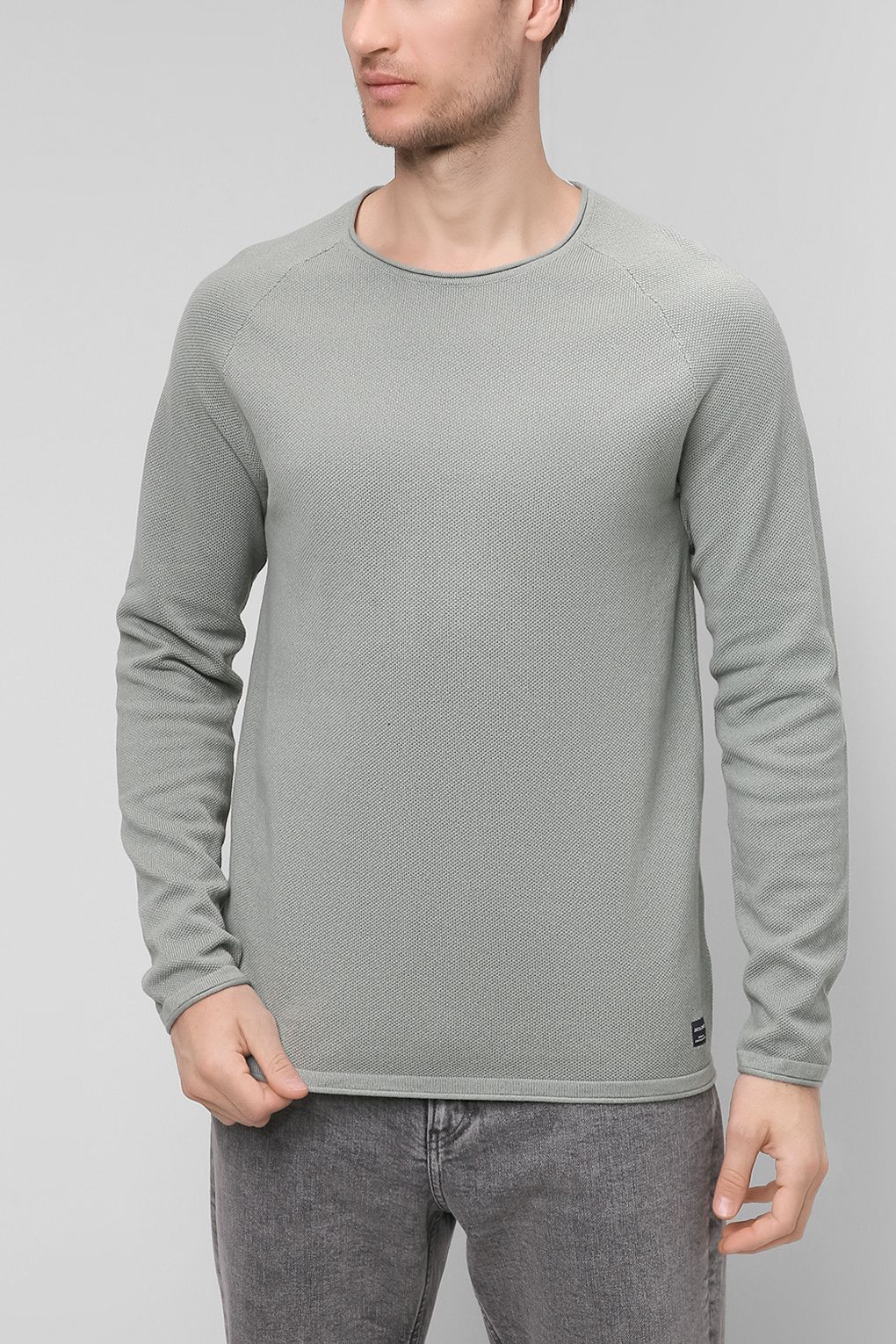 

Джемпер мужской Jack & Jones 12157321 серый XL, 12157321